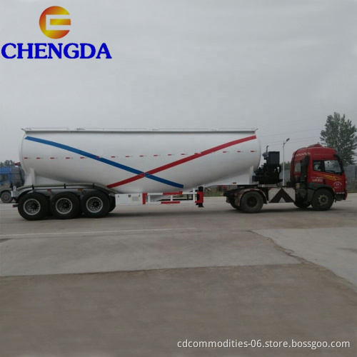 Low Price SINOTRUK 3 Axle 45CBM Bulk Cement Tanker Trailer